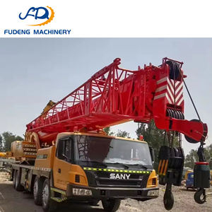 Gru idraulica usata SANY STC800 da 80 tonnellate a basso prezzo, veicolo da ingegneria con capacità di carico di 80 tonnellate, dotata di pompa, cambio e cuscinetti - Product Image 3