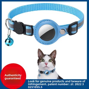 Nuevo Collar para Gatos con <span class=keywords><strong>Airtag</strong></span>, Patentado, de Poliéster, Antipérdida, con Localizador y Campana Reflectante; Collar para Gatitos para Todas las Estaciones - Product Image 5