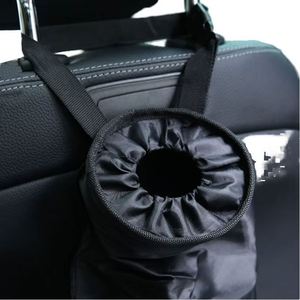 Custom Logo Multifunctional <b>Car</b> Organizer Washable Foldable Box With <b>Hook</b> for Garbage Seat Back Storage Trash Can - Product Image 2