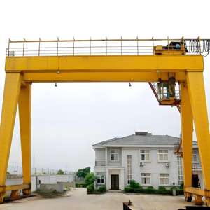 Grúa Pórtico Europea de Doble Viga de Mármol de Fábrica China, 32 Toneladas, con Ruedas, en Venta - Product Image 2