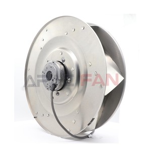 พัดลมแบบแรงเหวี่ยง AC แบบทางเข้าเดียว รุ่น R4E400-AB23-05 ขนาด 400 มม. 230VAC 1300 รอบต่อนาที 1859CFM 270 วัตต์ สำหรับระบบระบายอากาศ HVAC - Product Image 2