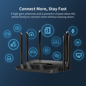 Bộ định tuyến wifi nbkey AC1200-Bộ định tuyến không dây MU-MIMO tốc độ cao, bộ định tuyến băng tần kép cho <span class=keywords><strong>internet</strong></span> không dây, cổng Gigabit <span class=keywords><strong>Ethernet</strong></span> - Product Image 3