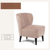 Prix d'usine Chaise de maquillage de haute qualité Fauteuil de boutique pour jardin Chambre Appartement Salle à manger Hôtel Villa Style loisirs