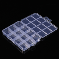 Boîte de rangement pour perles, 12 compartiments, en plastique PP transparent, design nordique, pliable, anti-poussière