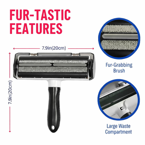Rouleau Nettoyant Amovible et Réutilisable pour Poils d'Animaux et Peluches, Brosse Peigne Anti-Poils pour Chiens et Chats, pour le Nettoyage des Poils de Chat - Product Image 3