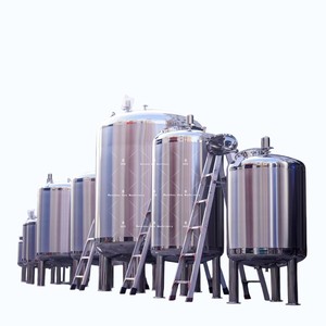 Tanque de Almacenamiento Vertical de Acero Inoxidable Ace Chemical, Grado Alimenticio, para Leche, Seccional, SS304/316, 1000L/2000L, Soldado - Product Image 5