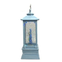 Personnalisation Acceptable et minuterie éclairage et tourbillon paillettes la lampe à quartz série océan LED eau neige Globe lanterne