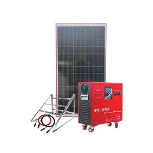 Système d'énergie solaire au lithium 5000W, panneau solaire monocristallin, contrôleur MPPT, usage domestique - Product Image 1