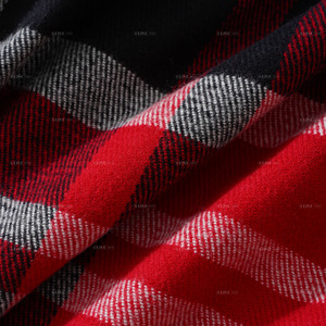 <span class=keywords><strong>Plaid</strong></span> réversible épais en <span class=keywords><strong>fausse</strong></span> <span class=keywords><strong>fourrure</strong></span> à carreaux écossais 127x152cm, motif vintage rouge Buffalo, en flanelle, confortable et thermique - Product Image 2