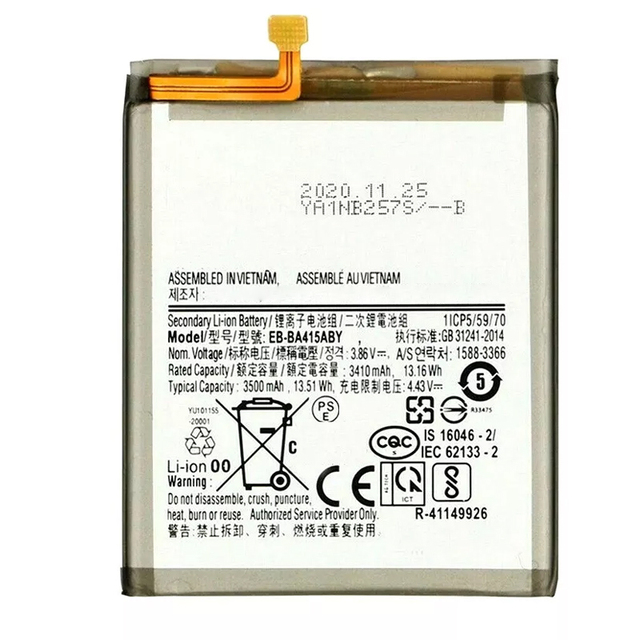DEJI A41 3500mah Battery EB-BA415ABY for Samsung Galaxy A41 A415F