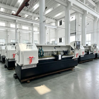 Tour CNC horizontal CK6150 neuf, simple, portée de 500 mm, entre centres de 3000 mm, robuste, pour usinage de rouleaux et de tuyaux à axe long