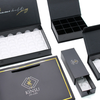 Boîte de chocolats artisanaux de luxe personnalisée, boîte à bonbons en chocolat, séparateur en plastique magnétique, en forme de dôme, 6, 12, 24, 36 pièces, emballage cadeau en chocolat