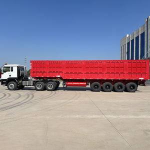 Sıcak satış yandan boşaltma römork çok akslar yan damperli 25 ton 45 CBM damperli satılık yarı römork - Product Image 4