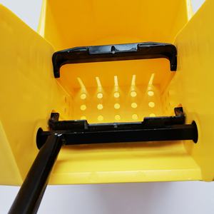 साइड प्रेस रिंगर कॉम्बो पेशेवर वाणिज्यिक मॉप बाल्टी, 30 क्वार्ट सफाई उपकरण, दैनिक सफाई के लिए उपयुक्त - Product Image 5