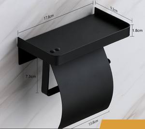 <span class=keywords><strong>Porta</strong></span> cellulare multifunzione in acciaio inossidabile 304, <span class=keywords><strong>porta</strong></span> salviette senza perforazione - Product Image 4