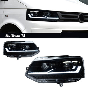 Pour Volkswagen Multivan T5 : Ensemble de phares avant modifiés Carus avec projecteurs LED et feux de jour - Product Image 3