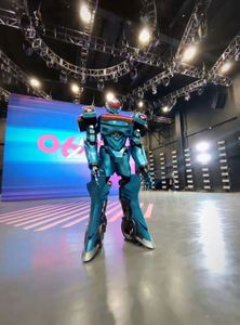 Costume de robot transformable réaliste pour adulte, conçu et fabriqué à la main par des designers, Autobot bleu portable - Product Image 5