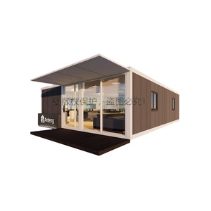 บ้านสำเร็จรูปโครงเหล็กแข็งแรงทนทาน ขนาด 20 ฟุต 40 ฟุต คุณภาพสูง กันน้ำ ขยายได้ พร้อมติดตั้งรวดเร็ว - Product Image 1