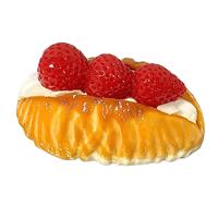 Nouvel Arrivage Gâteau de Fruits Simulé Squishy Doux au Toucher Anti-Stress Décompression Ornement de Bureau Haute Qualité OEM/ODM 14+ Ans