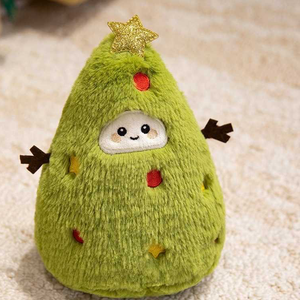 In Stock Super Soft Christmas Tree Star Cute Plush Toys Stuffed Animal Toys PP Cotton Filling <b>Arcade</b> Game for Kids - Product Image 1