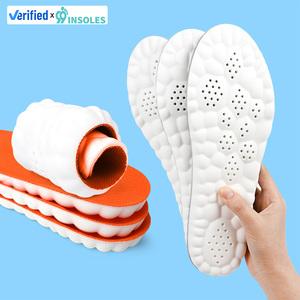 Semelles Confort Sport 4D avec Mousse à Mémoire de Forme et Amorti en PU, Soutien de la Voûte Plantaire, Inserts Respirants pour Chaussures de Course et de Marche - Product Image 4