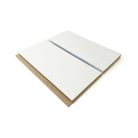 Panneau MDF rainuré mélaminé de 18 mm, panneau décoratif à rainures