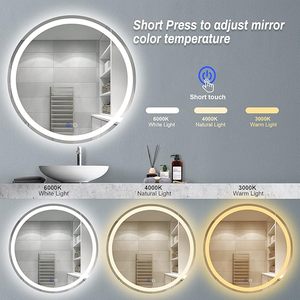 Specchio a LED intelligente da bagno senza telaio per grandi produttori Design moderno IP44 vetro Float Anti-Dumping <span class=keywords><strong>tariffe</strong></span> retroilluminate <span class=keywords><strong>luce</strong></span> da bagno - Product Image 3
