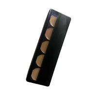 Palette correcteur de crème de maquillage végétalienne sans cruauté à 5 couleurs avec logo privé personnalisé pour le contour minéral du visage