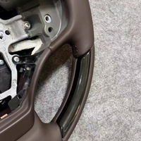 Volant personnalisé en cuir noir piano pour Lexus LS ES LS350 LS500 LS500h XF50 ES200 ES260 ES300h XZ10