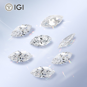 Kim cương nhân tạo hình Marquise 1ct, mài giác <span class=keywords><strong>Fancy</strong></span> Shape, được nuôi cấy trong phòng thí nghiệm bằng phương pháp CVD/HPHT, có chứng chỉ IGI quốc tế. - Product Image 1
