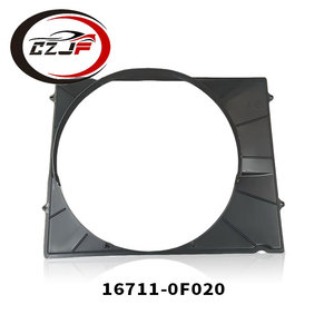 CZJF Car Auto Parts Fan Shroud para <span class=keywords><strong>Toyota</strong></span> <span class=keywords><strong>Tundra</strong></span> <span class=keywords><strong>2001</strong></span> 2002 2003 2004 2005 16711-0F020 <span class=keywords><strong>V8</strong></span> Versión Accesorios - Product Image 2