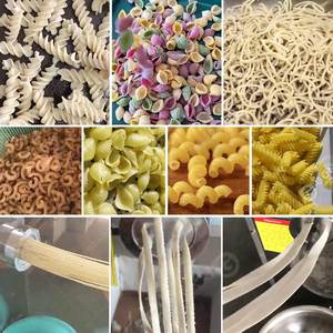 Forme de poisson utilisé de seconde main nid automatique pâtes italiennes 3 D granulés cuire vendre paille faire machine équipement de nouilles - Product Image 3