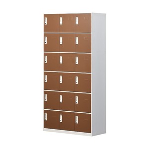 Lockers Metálico Con Cerraduras y 18 Puertas,Archivero Individual Multiuso Para Oficina Escuela,Gym,Organizador Con Espacio - Product Image 3