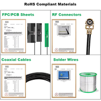 Antenne flexible interne personnalisée FPC PCB pour 4G LTE WiFi GPS LoRa 868MHz 915MHz avec connecteur UFL