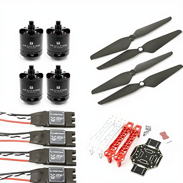T-Motor 2216 920KV Motor Air Gear 450II Power Kit with T1045 Propeller 20A ESC for F450 Quadcopter Drone