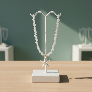 Elegante <span class=keywords><strong>Collana</strong></span> Nera <span class=keywords><strong>con</strong></span> Cristalli <span class=keywords><strong>e</strong></span> Ciondolo a Stella Dorata, Fatta a Mano <span class=keywords><strong>con</strong></span> <span class=keywords><strong>Perline</strong></span> di Vetro Raffinate, Perfetta Girocollo Invernale per Donna, Idea Regalo - Product Image 5