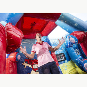 Juego Inflable de Batalla Acuática <span class=keywords><strong>Ninja</strong></span> Splash IPS, Juego Interactivo Inflable para Alquiler en Carnavales al Aire Libre, Entretenimiento para Todas las Edades - Product Image 2