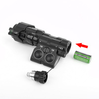Laser tactique modulaire WADSN haute puissance rouge, vert, bleu, lumière blanche, batterie CR123A, support de sécurité pour lunette, matériau polymère