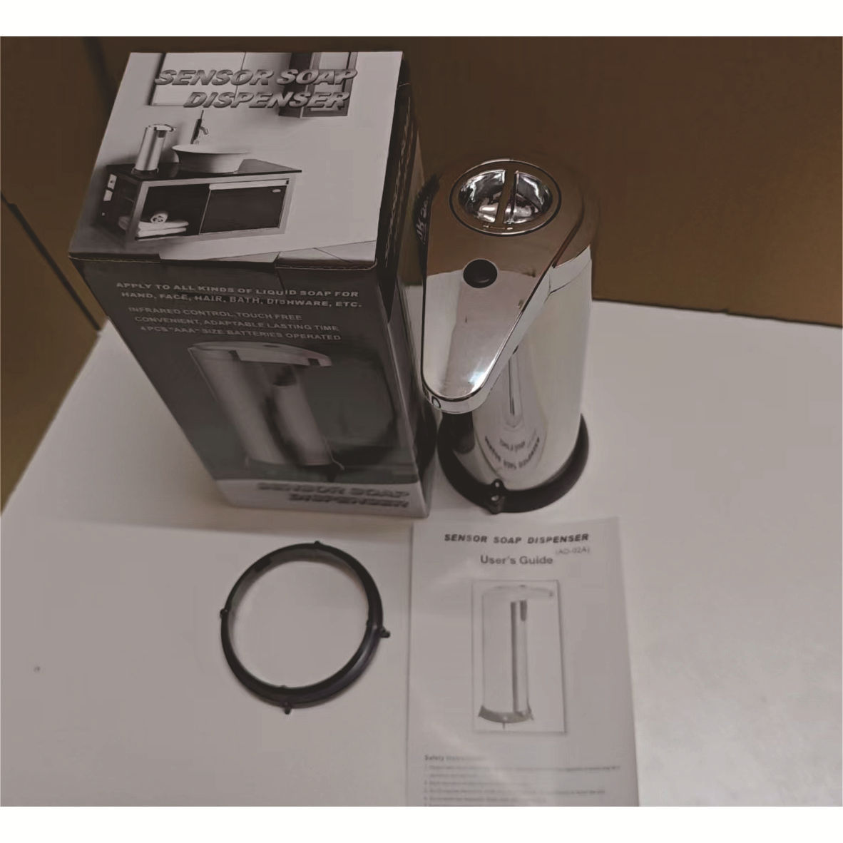 Noir - Bouton unique