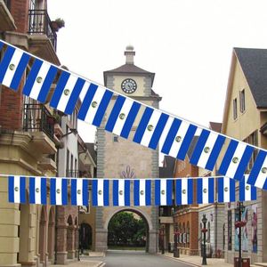 Banderines de El Salvador de 5.5x8 Pulgadas al por Mayor para Decoración Interior y Exterior (20 Piezas/Juego) - Product Image 3