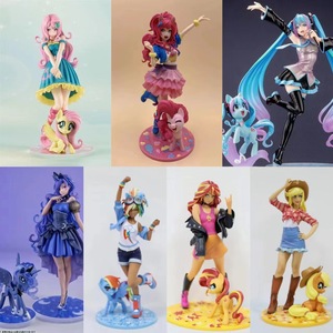 Figuras de PVC de My Little Pony: Amistad Mágica para Sweetie Belle, Pinkie Pie, Luna y Twilight Sparkle, para Exhibición en Escritorio, para Mayores de 14 Años - Product Image 3