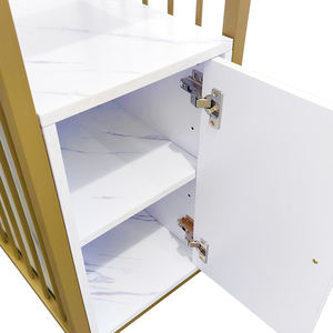 Table de <span class=keywords><strong>manucure</strong></span> design moderne en fer et MDF pour salon de beauté, spa et hôtel, table de <span class=keywords><strong>manucure</strong></span> ZHENYAO MT-503 durable et facile à nettoyer - Product Image 5