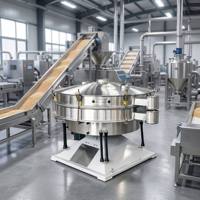 Pfefferpulver-Siebmaschine Gewürz-Siebgerät Tee-Sieb-Tumbler Vibrationssieb Nüsse-Vibrationsseparator Rotierendes Siebgerät