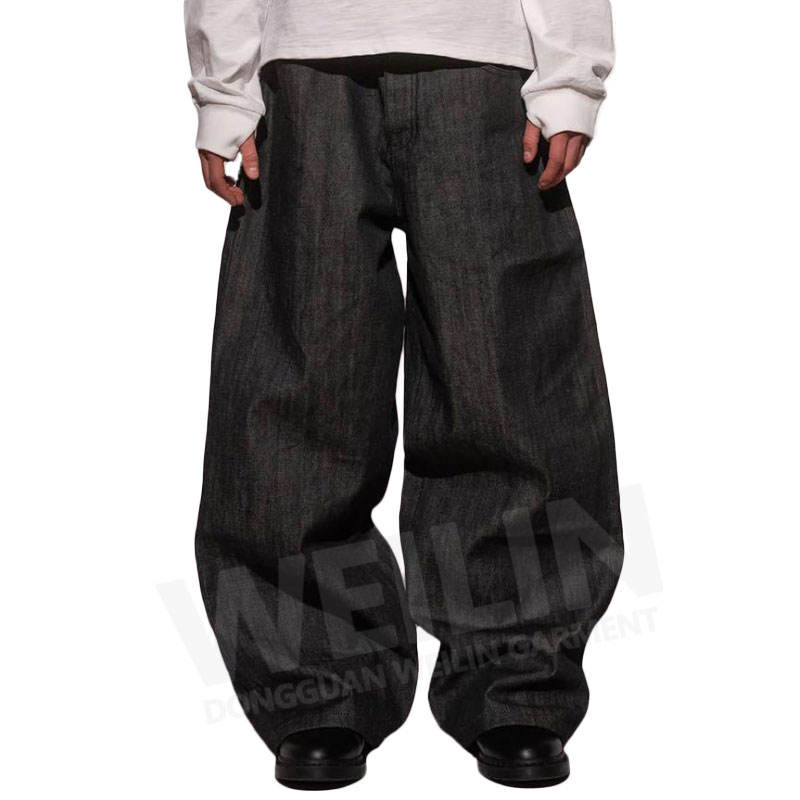 Custom Selvedge Raw Japanese Denim Jeans Baggy Stacked Raw Streetwear ...