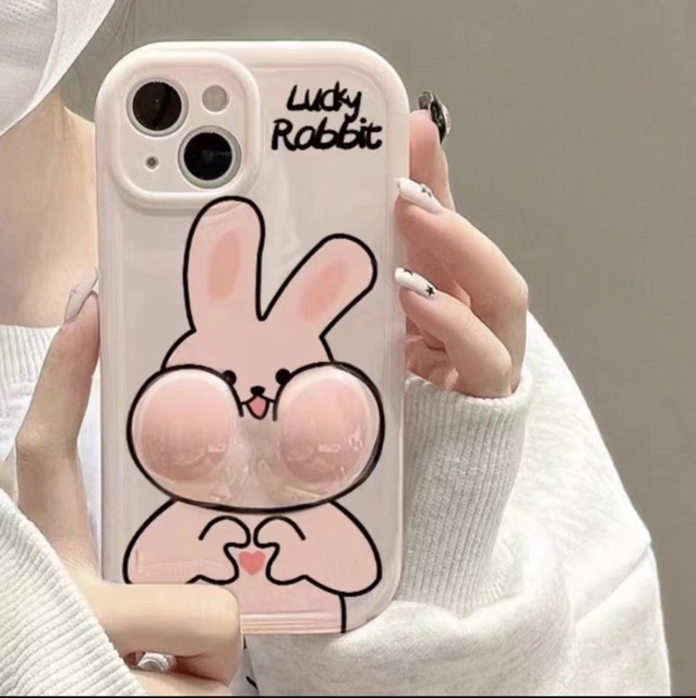 Stock Available Cute 3D Cartoon Phone Cases for iPhone 14 13 12 11 Decompression Back Cover for Women Girl