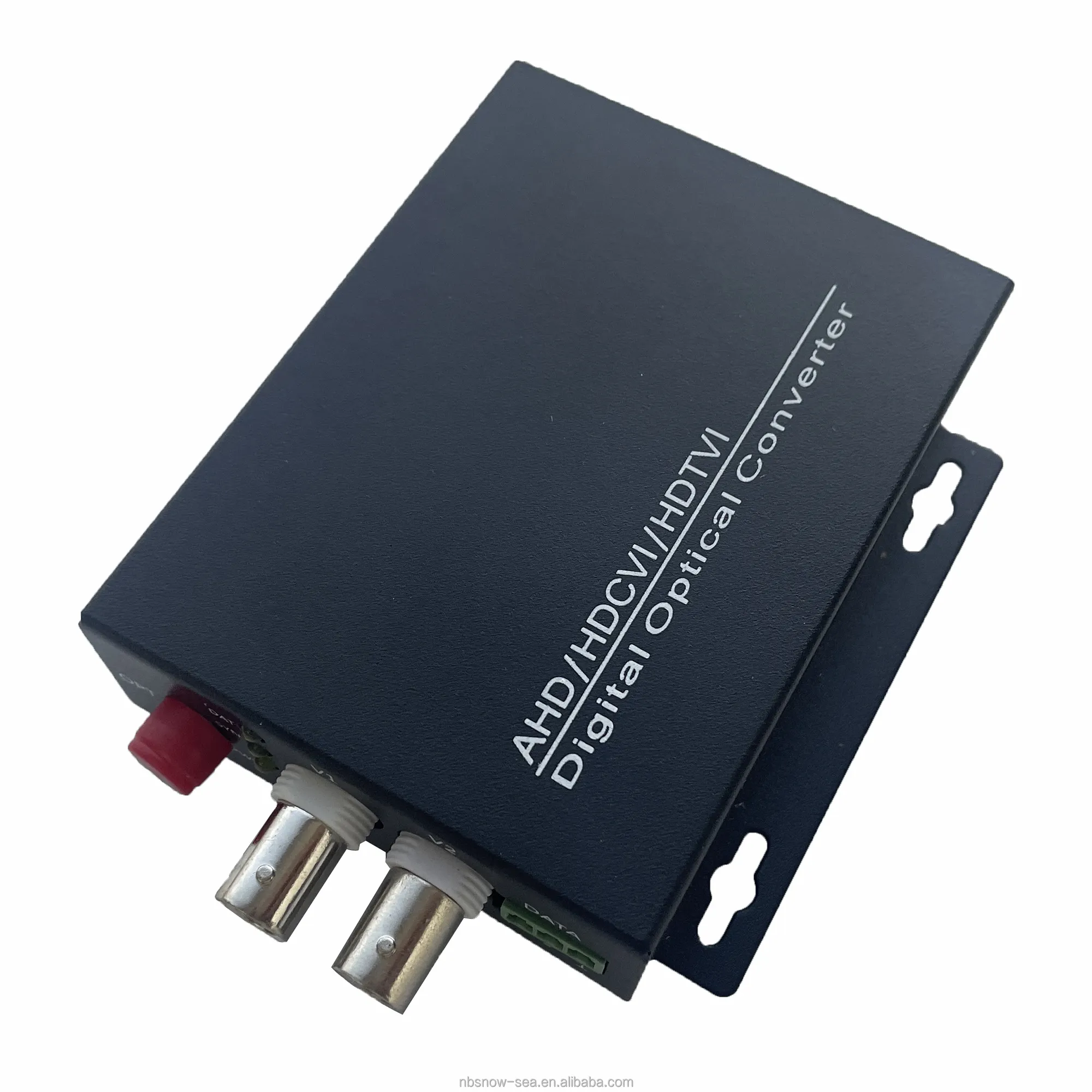 2 Ch 1080P convertitore CVI/AHD convertitore da fibra ottica a BNC convertitore Video digitale trasmettitore e ricevitore in fibra ottica