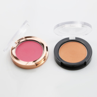 Étiquette privée personnalisé votre marque Peau Lumineuse parfaite Or Rose Blush palette de carton