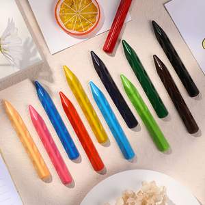 Crayons à la <span class=keywords><strong>cire</strong></span> Bview Art 12/24/36 couleurs, sans salissure des mains, crayons en forme d'arachide, crayons lavables et sûrs pour les tout-petits, ensemble <span class=keywords><strong>de</strong></span> pastels à l'huile pour enfants - Product Image 4