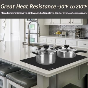 Tapis en silicone, tapis en silicone pour comptoir de cuisine, grand protecteur de plan de travail, tapis de bureau antidérapant résistant à la chaleur - Product Image 4