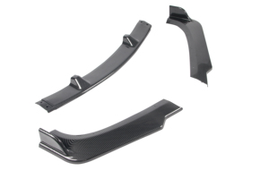 Design di cucitura a segmenti <span class=keywords><strong>3</strong></span> pezzi di alta qualità, labbro Spoiler Kit paraurti anteriore effetto nero/carbonio per BMW E90 2010-2012 - Product Image 6